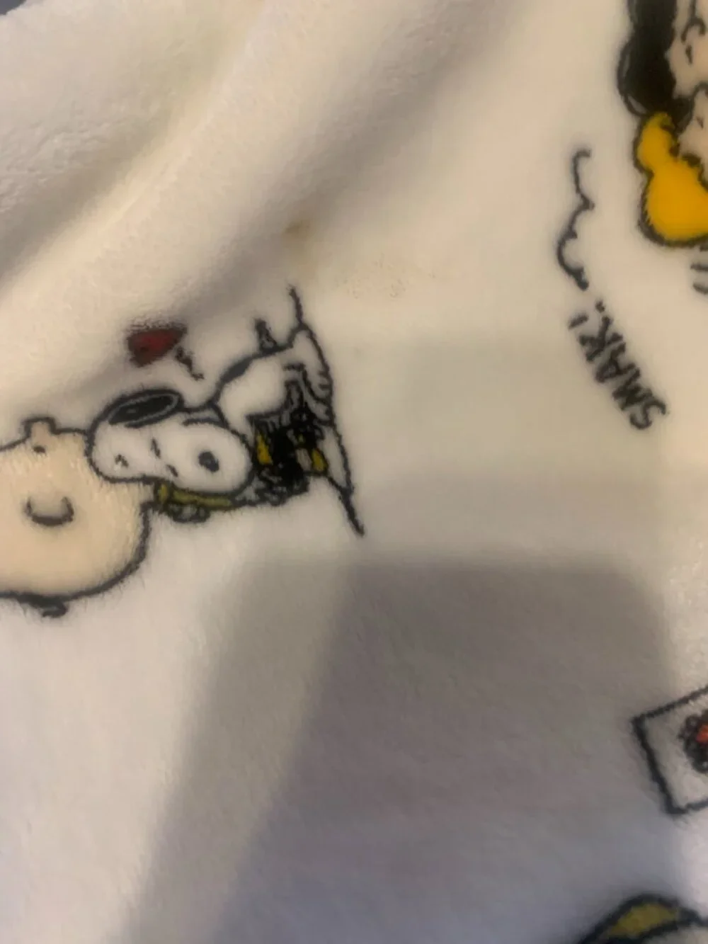 Berkshire Velvetloft Peanuts Snoopy Valentine  Plush Throw Blanket SELLING AS IS